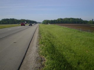 46 Acres (30 tillable).  1600' of Frontage along I-69.  (Average daily volume of 35,780).  Additional frontage on CR 1000 W and CR 650 N.  Excellent billboard/cell tower possibilities.  Will divide. - 46 Acres Quality Farmland